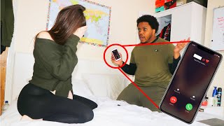 My Ex Calling Me Prank on Boyfriend  He Was in His Feelings [upl. by Forkey259]