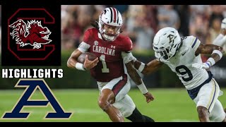 South Carolina VS Akron Zips Highlights  College Football [upl. by Suivatnom]