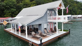 2Story Floating Cabin Approx 1313sqft For Sale on Norris Lake TN  SOLD [upl. by Sharos]