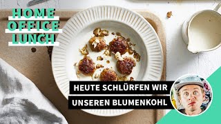 Blumenkohlsuppe mit Käse und Hackbällchen I FOODBOOM [upl. by Annayad]