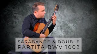 Sarabande amp Double BWV 1002  Johann Sebastian Bach played by Sanel Redzic [upl. by Anelrad]