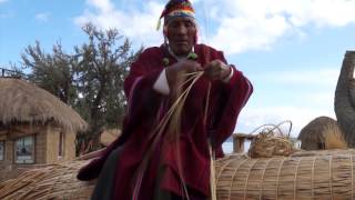 Reed Boat Builders of Lake Titicaca [upl. by Retlaw]