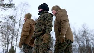 US Marines with 2nd Marine Aircraft Wing conduct a fourday NATO coldweather training course [upl. by Intruok]