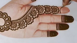 Latest simple arabic mehndi  Easy mehndi design  Diwali special mehndi design  Mehandi designs [upl. by Nugesulo136]