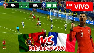 🔴 PORTUGAL VS FRANCIA PARTIDO EN VIVO  JUEGA CRISTIANO RONALDO Y MBAPPE EUROCOPA CUARTOS DE FINAL [upl. by Farrel]