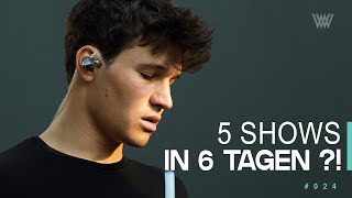 5 SHOWS in 6 TAGEN  Wincent Weiss VLOG 024​ [upl. by Anialram]