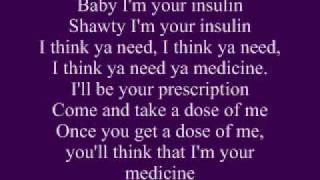 Plies Ft Keri Hilson  Medicine LYRICS [upl. by Rudin]