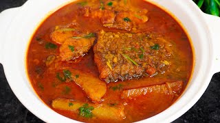 Macher kalia recipe with Katla or Rui Bengali fish kaliya Bengali fish curry for special occasions [upl. by Aisha]