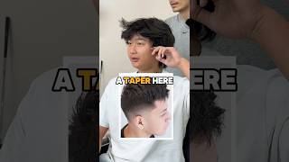 Textured FringeModern Mullet for STRAIGHT ASIAN hair bayarea mullet asianbarber taperfade [upl. by Asor826]