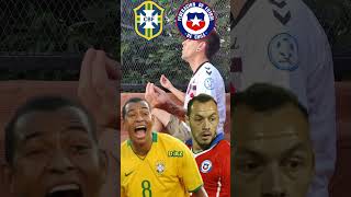 Brasil 2002 VS Chile 2016 futbol football brasil chile shorts viral [upl. by Solegnave36]