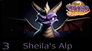 Lets Play Spyro Year of the Dragon Blind Ep 3 Sheilas Alp [upl. by Jdavie]