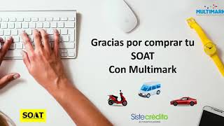 Testimonio compra Soat con sistecredito Multimark [upl. by Davenport544]