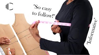 How to Measure Yourself and Draft a Basic Bodice Pattern DETAILED amp easy😊  Beginner Friendly [upl. by Askari]