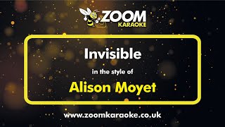 Alison Moyet  Invisible  Karaoke Version from Zoom Karaoke [upl. by Ardnuhsed494]