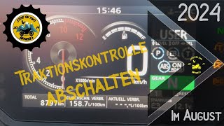 Traktionskontrolle abschalten Honda Transalp XL750 [upl. by Dinin]