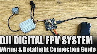 DJI FPV Wiring Guide  How to connect to Betaflight [upl. by Rafa696]