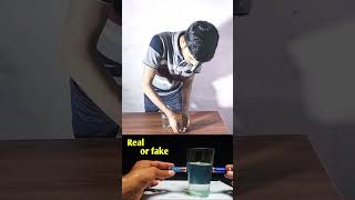 Experiment with two batteries and a glass of water experiment education science shorts [upl. by Nniuq882]