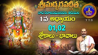 శ్రీమద్భగవద్గీత  Srimadbhagavadgita Tirumala  1st Adhyayam  Sloka0102  SVBC TTD [upl. by Destinee]