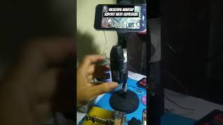 modif mikroskop digital dengan layar hp samsung j1 [upl. by Gmur]