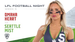 LFL  2019  WEEK 5  OMAHA HEART VS SEATTLE MIST [upl. by Andra]