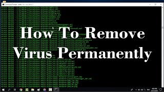 How To Remove Permanently All System Virus Using CMD Windows 788110  Simple Tricks [upl. by Nyroc296]