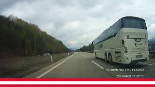 from Villach Austria to Munich Germany driving the highways roadtrip [upl. by Redliw]