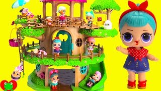 LOL Surprise Dolls GIANT Tree House Surprises [upl. by Eanore582]