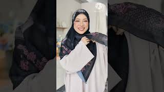 Bawal tutorial by alysshq hijabtutorial hijabpashmina hijab tutorialhijabmudah [upl. by Sonitnatsnoc]