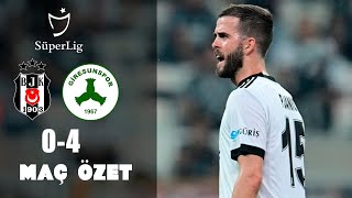 Beşiktaş  Giresunspor 04 Maç Özeti  Süper Lig 20212022 [upl. by Teleya]