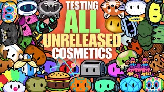 Testing ALL Unreleased Cosmetics in Gimkit [upl. by Cristie]