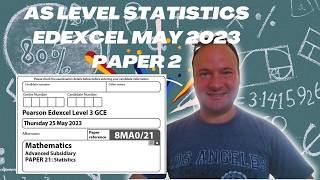 AS Level Statistics Edexcel May 2023 Paper 2 maths statistics edexcelmaths alevelmaths [upl. by Emlen834]