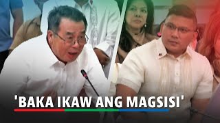 Baka ikaw ang magsisi Cardema taunts Colmenares gets warning from quad comm [upl. by Ayanal460]