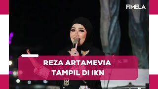 Gaya Reza Artamevia Tampil di IKN Pose Bareng Ibu Negara Iriana Jokowi [upl. by Oconnor4]