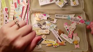 DIY Embellishments Beginning crafty tips and Use your scraps [upl. by Lupee722]