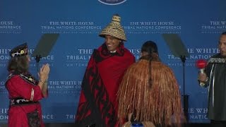 Pres Obama hosts Tribal Nations Conference [upl. by Litch]