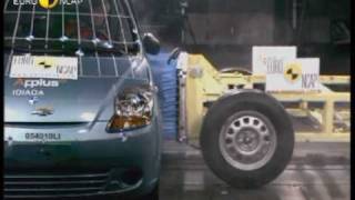 Euro NCAP  Chevrolet Matiz  2005  Crash test [upl. by Lantha]