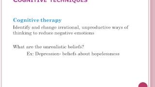 psychological therapies [upl. by Norrag788]