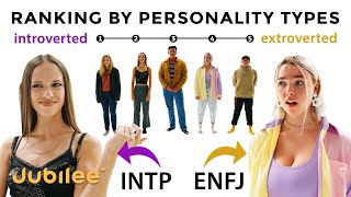 Ranking Strangers From Introverted to Extroverted  Assumptions vs Myers Briggs Test [upl. by Nnylodnewg]