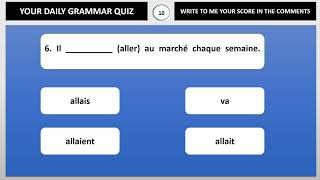 Quiz sur limparfait [upl. by Savinirs]