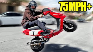 I Doubled the Power of my Scooter Phantom F12 70cc [upl. by Monah]