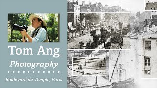 Tom Ang on Boulevard du Temple Paris by Louis–Jacques Mande Daguerre 1838 [upl. by Flatto]