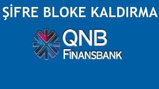 QNB Finansbank Şifre Bloke Kaldırma Nasıl Yapılır [upl. by Jordison]