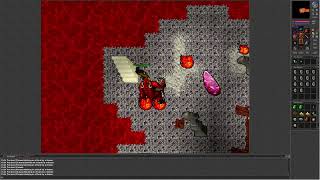 Tibia 73 Calmera Level 50 Mage tries to Solo Demon in Parchment Room [upl. by Hands717]