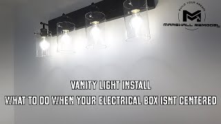 Bathroom Vanity Light Install  Easy DIY [upl. by Adnaram]