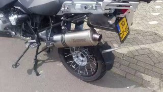 BMW GS 1200 Advenutre Akrapovic exhaust [upl. by Gosnell]