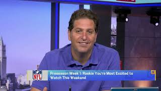 Which rookie are you most excited to watch during Preseason Week 1  GMFB [upl. by Eanert]