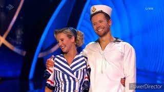 Carley Stenson and Mark Hanretty skating in Dancing on Ice Musical Week 29123 [upl. by Mossman]