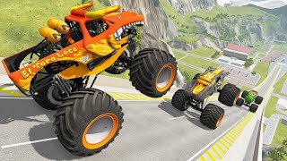 Monster Truck Madness Live Unbelievable Thrilling Stunts and Crashes [upl. by Nyrmac]