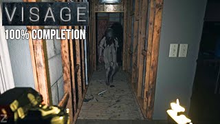 Visage  Full Game 100 Completion Walkthrough Psychological Horror Game 2020 [upl. by Merla]