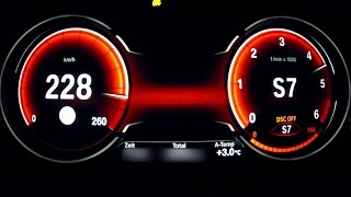 BMW 525d Acceleration 0220 Launch Control Autobahn Onboard F10 LCI Test Beschleunigung Diesel [upl. by Allebara566]